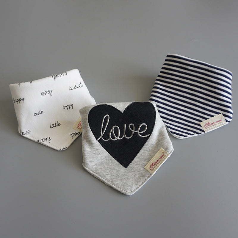 Baby cotton bib/ drooling bib