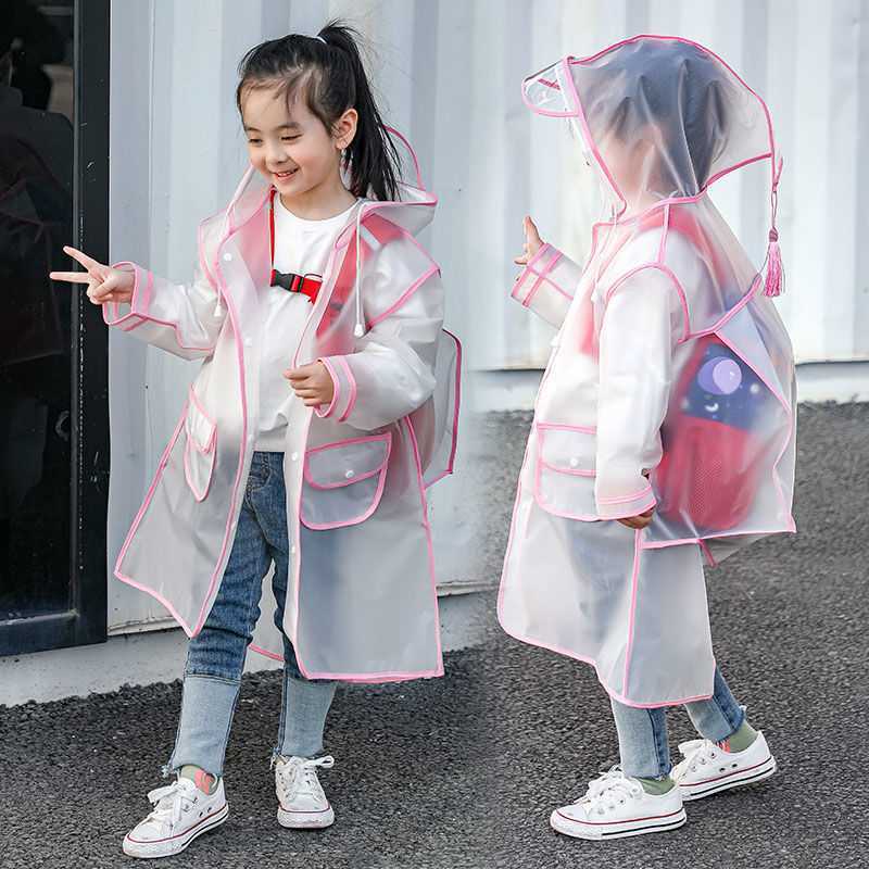 Kids see through Raincoat