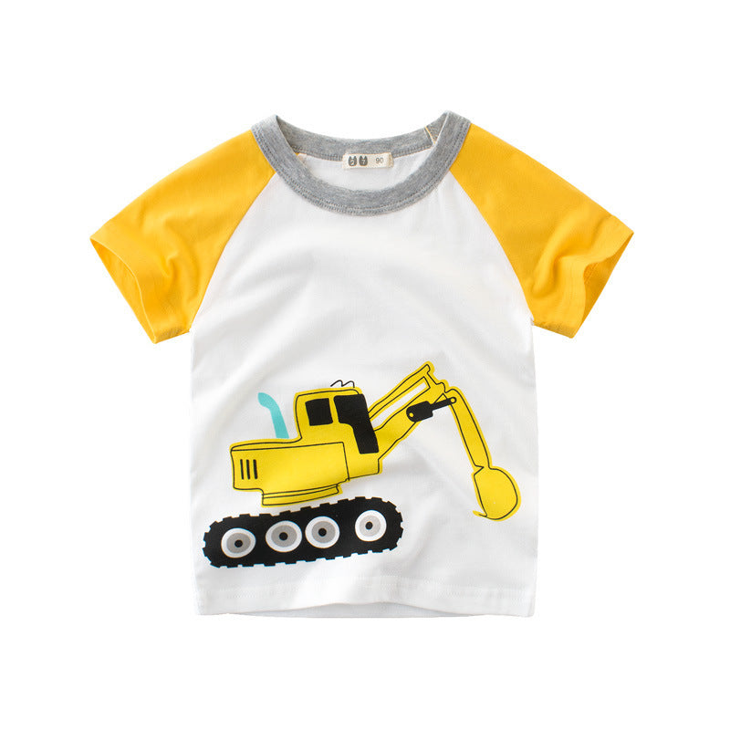 Boys Cotton Short Sleeve Shirt