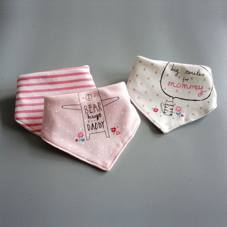 Baby cotton bib/ drooling bib