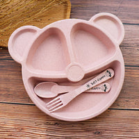 Kids Eating Dinnerware Set