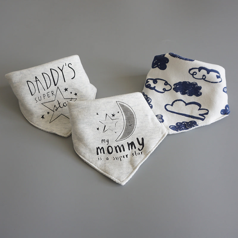 Baby cotton bib/ drooling bib
