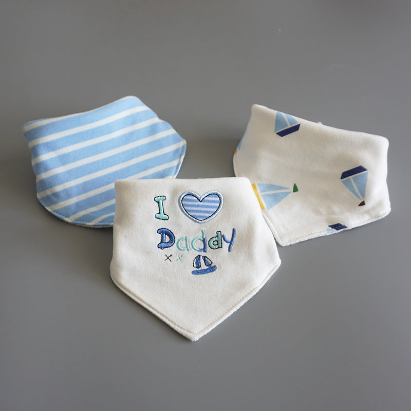 Baby cotton bib/ drooling bib