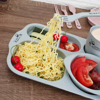 Tray Household Children's Breakfast Dinner Plate