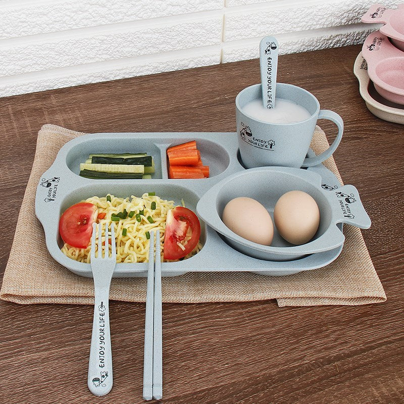 Tray Household Children's Breakfast Dinner Plate