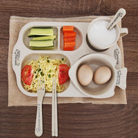 Tray Household Children's Breakfast Dinner Plate