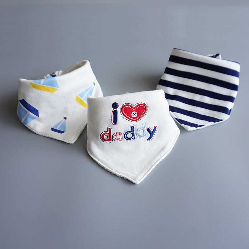 Baby cotton bib/ drooling bib