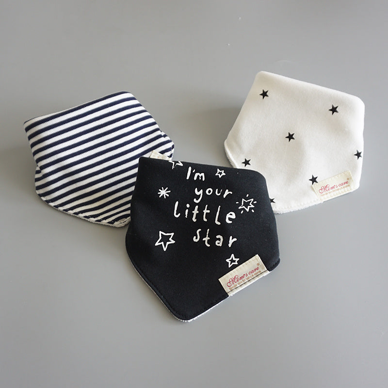 Baby cotton bib/ drooling bib