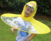 Kids Yellow Duck Rain hat