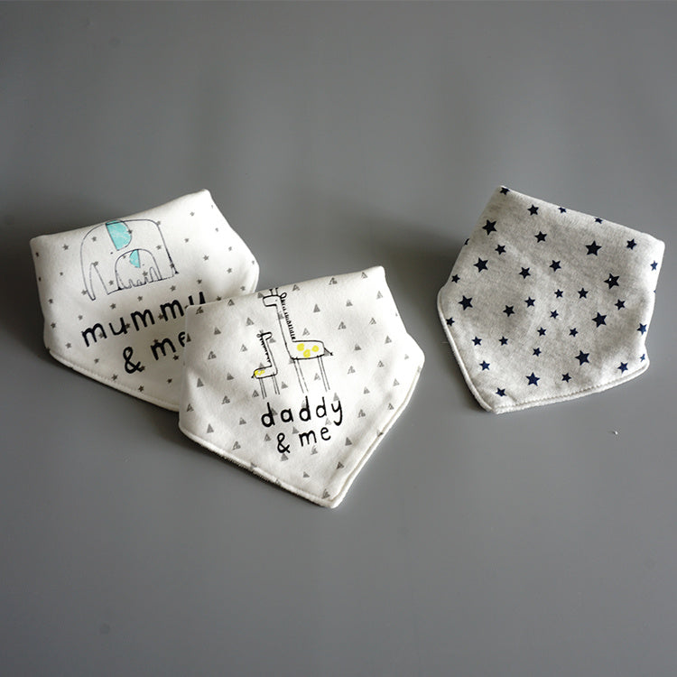 Baby cotton bib/ drooling bib