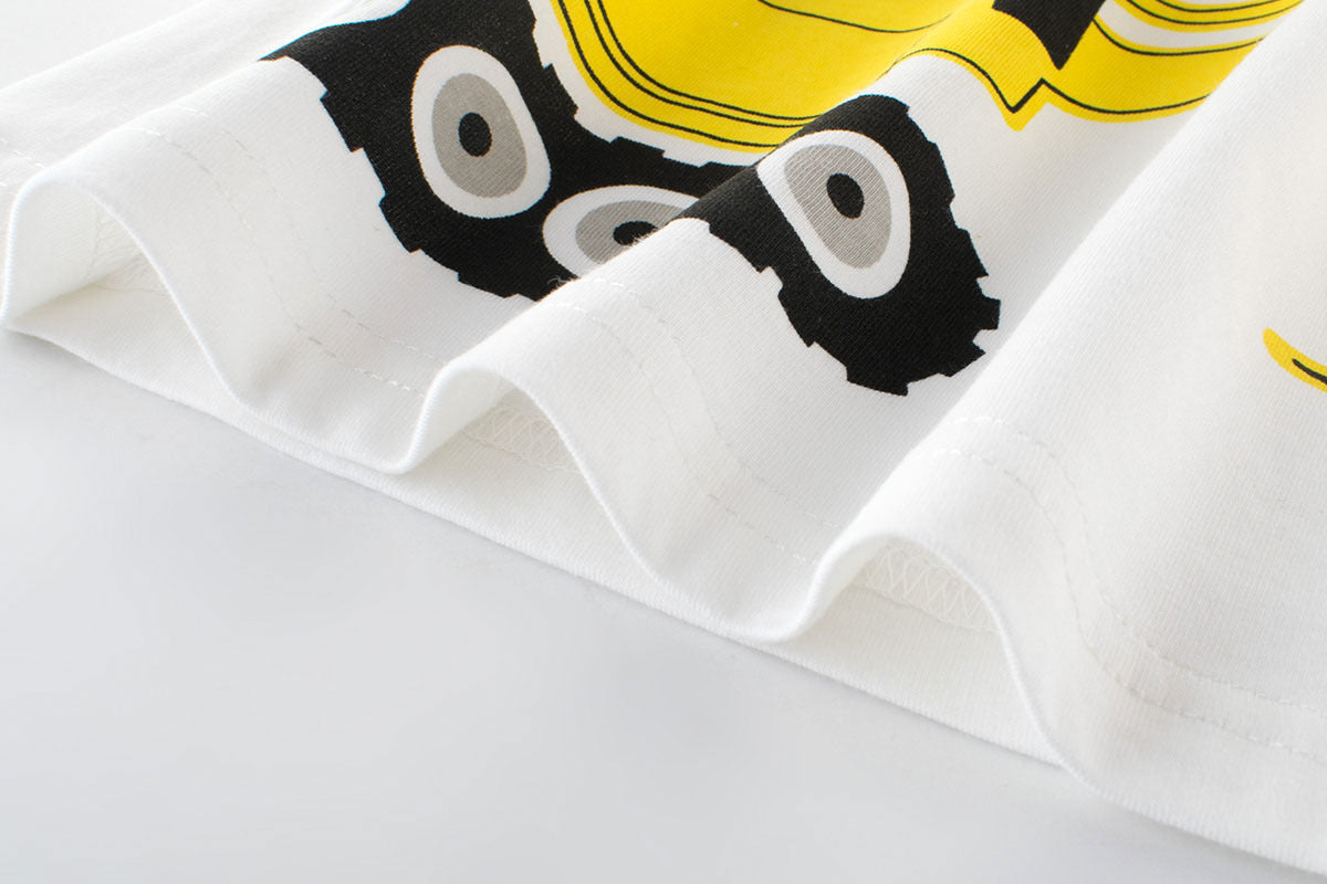 Boys Cotton Short Sleeve Shirt