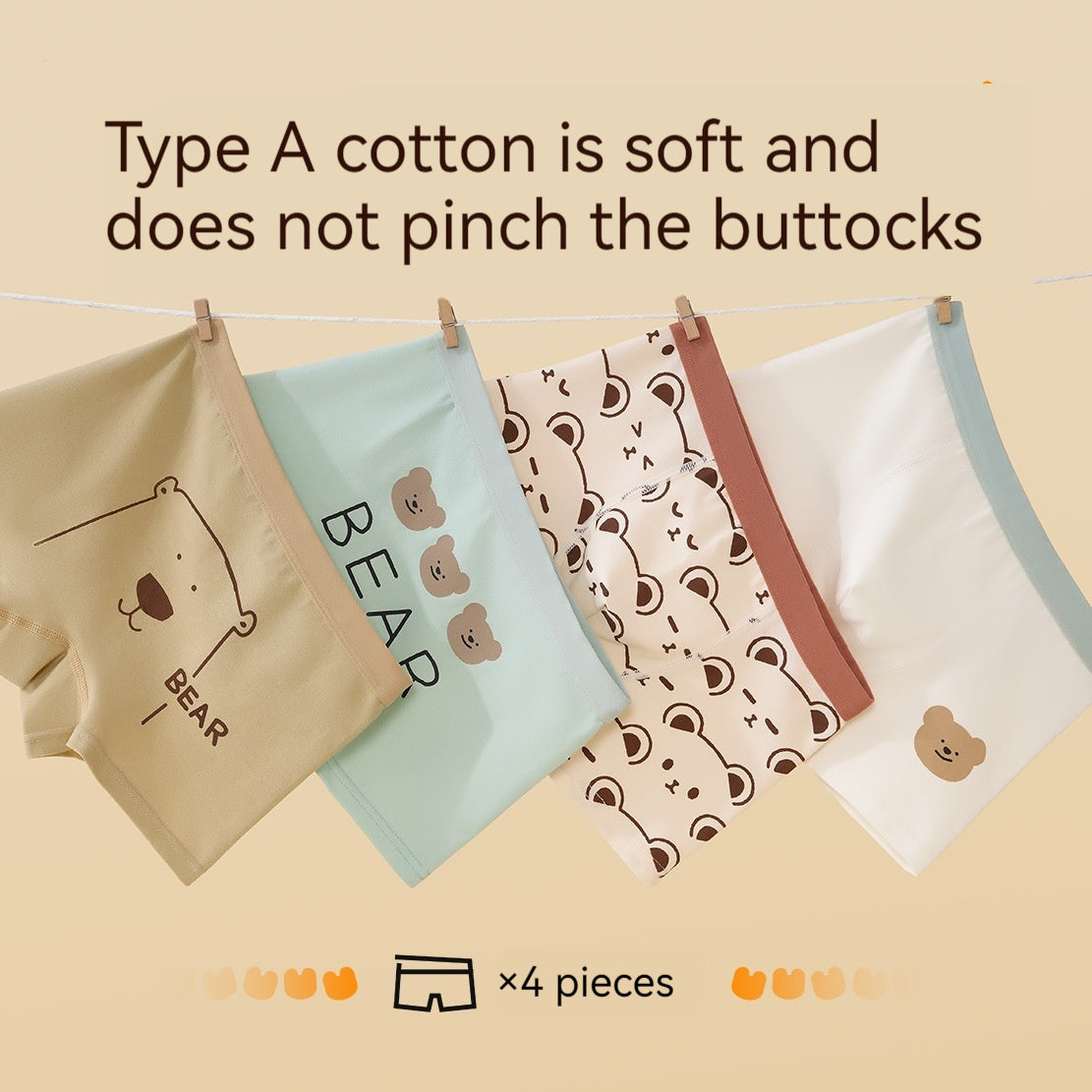 Boys' Cotton Boxers