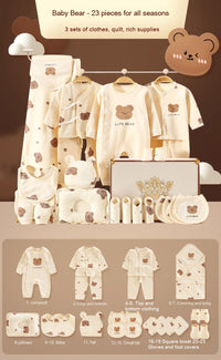 Newborn Baby Cotton Clothes Gift Set