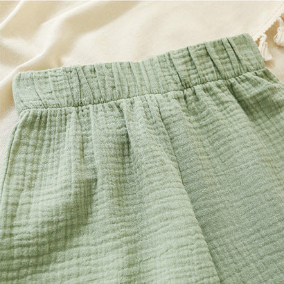 Girls' Cotton Ruffled Shorts