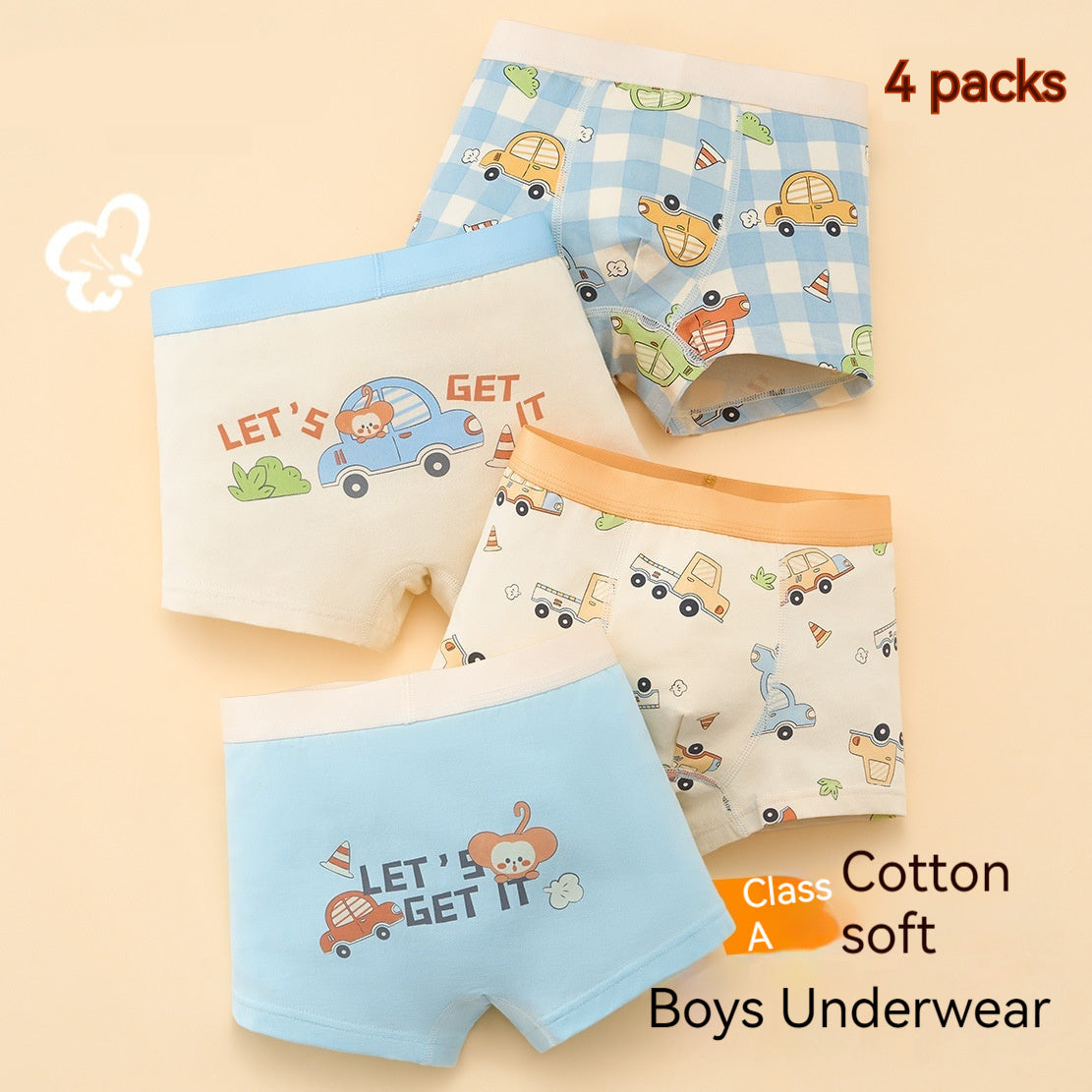 Boys' Cotton Boxers