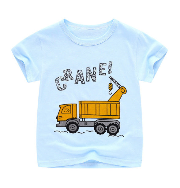 Boys Cotton Short Sleeve Shirt