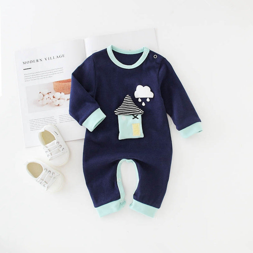 Baby cotton one-piece onesie romper