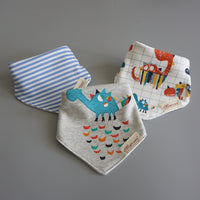 Baby cotton bib/ drooling bib
