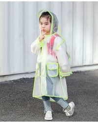 Kids see through Raincoat