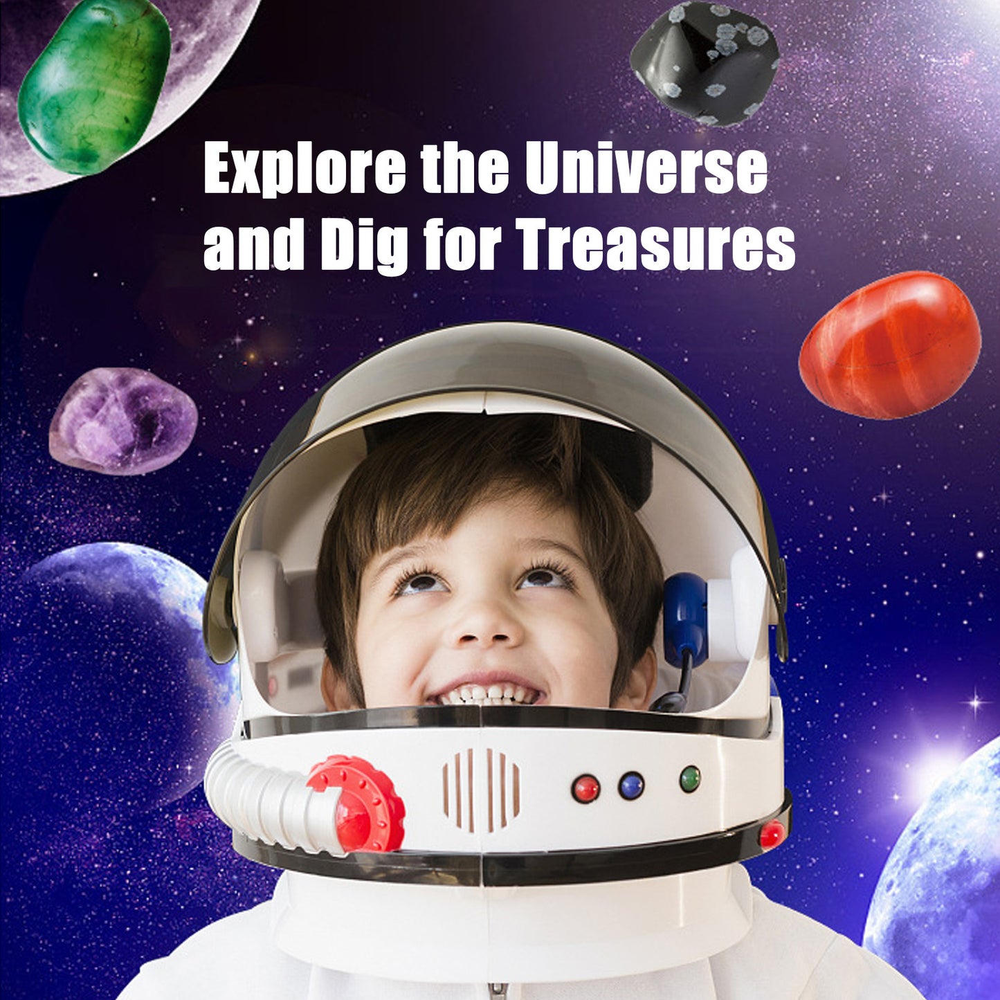 Children's Creative Handmade Planet Exploration Gem Mining Toy