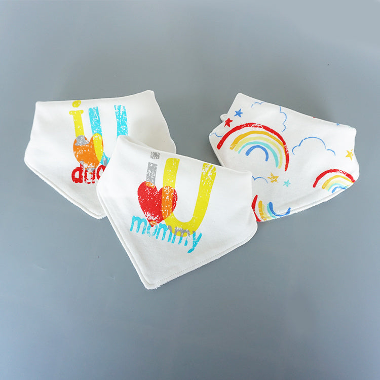 Baby cotton bib/ drooling bib