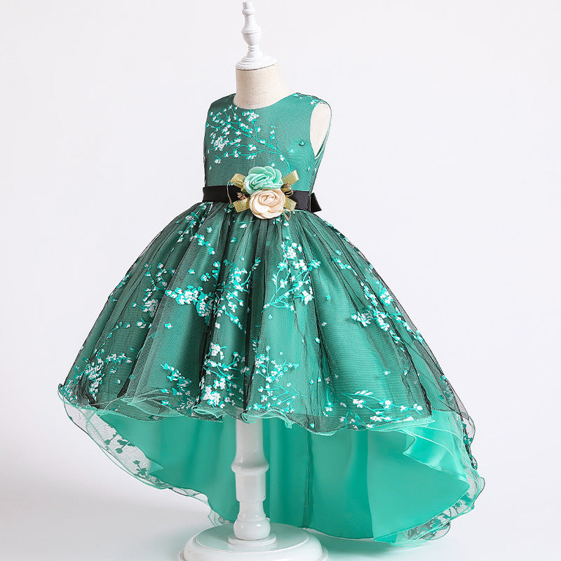Girls' Sleeveless Princess Dress