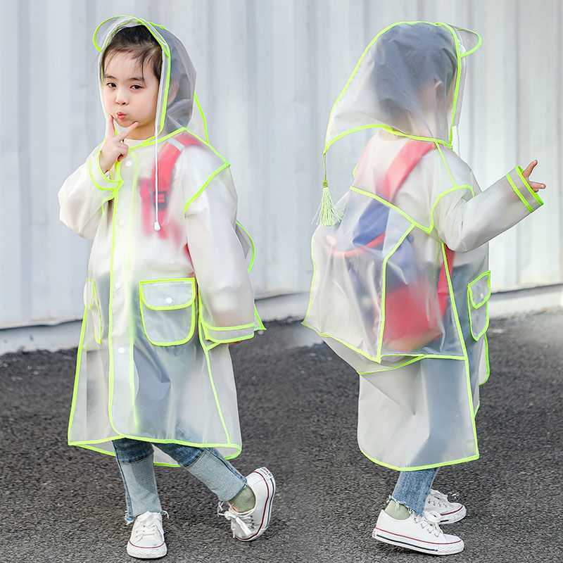 Kids see through Raincoat