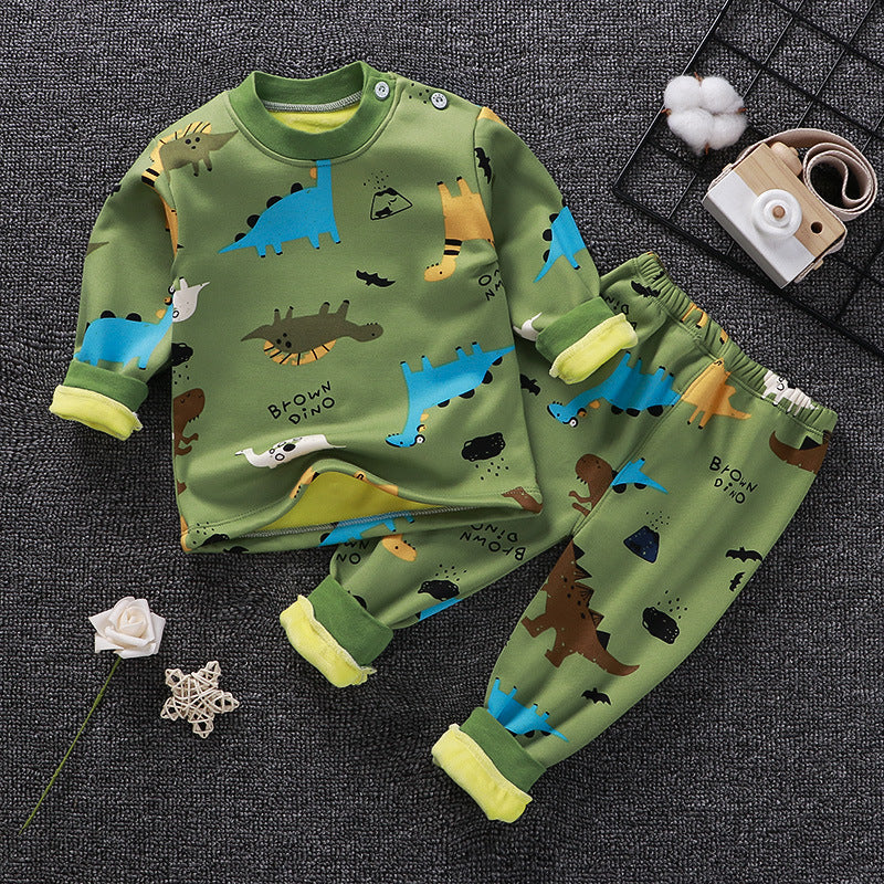 Children's Thermal Underwear, Fleece-lined Clothing