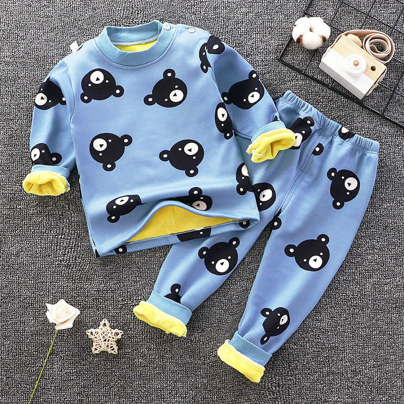 Children's Thermal Underwear, Fleece-lined Clothing