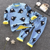 Children's Thermal Underwear, Fleece-lined Clothing