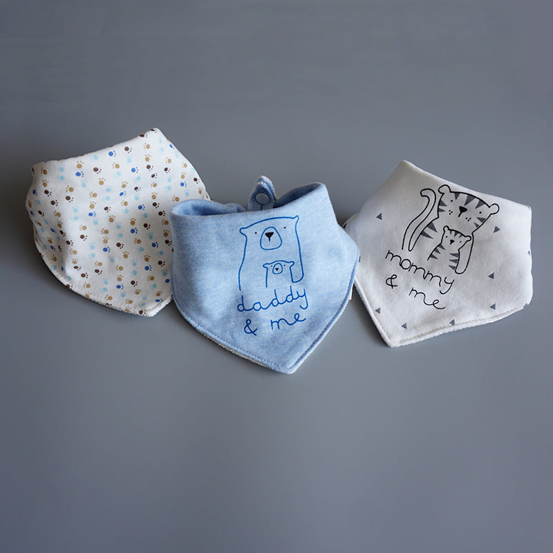 Baby cotton bib/ drooling bib