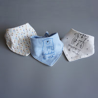Baby cotton bib/ drooling bib