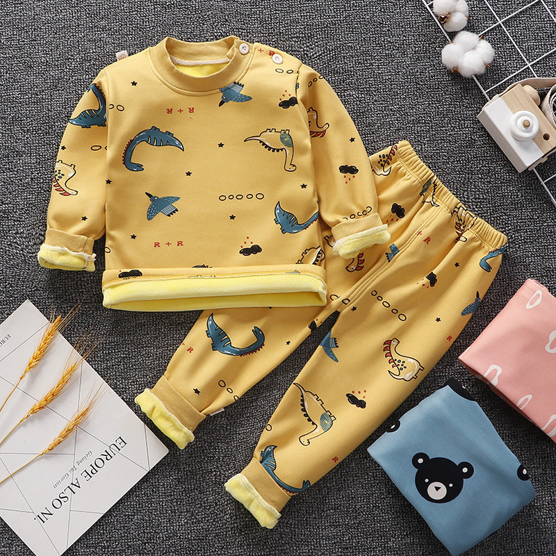 Children's Thermal Underwear, Fleece-lined Clothing