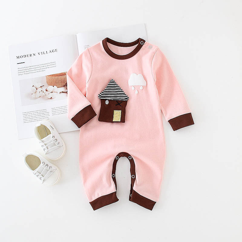 Baby cotton one-piece onesie romper
