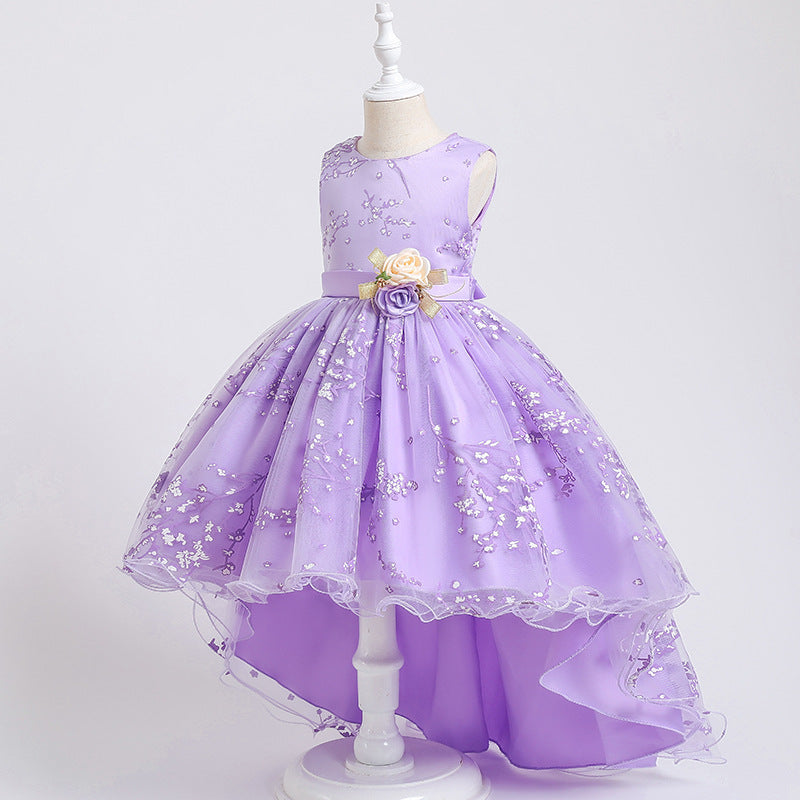 Girls' Sleeveless Princess Dress