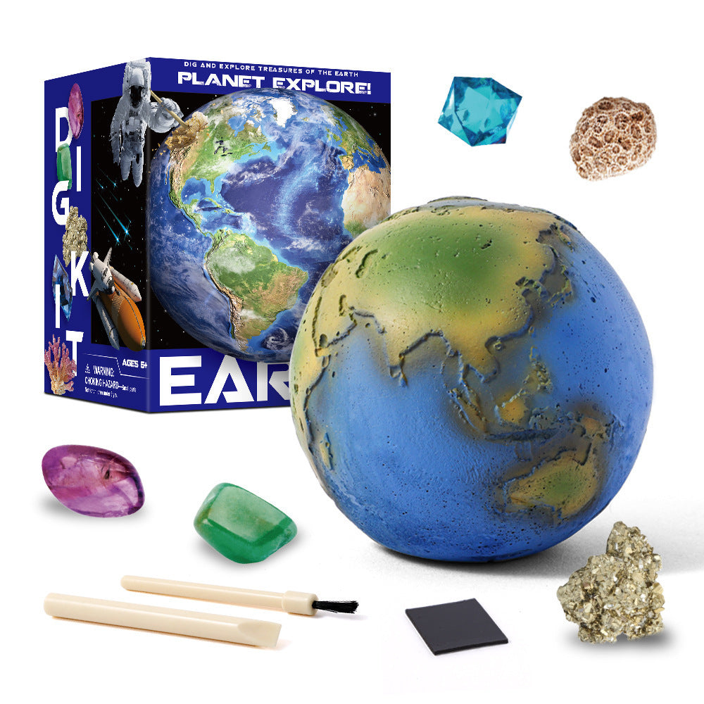 Planet Exploration Gems Digging Archaeological Toy