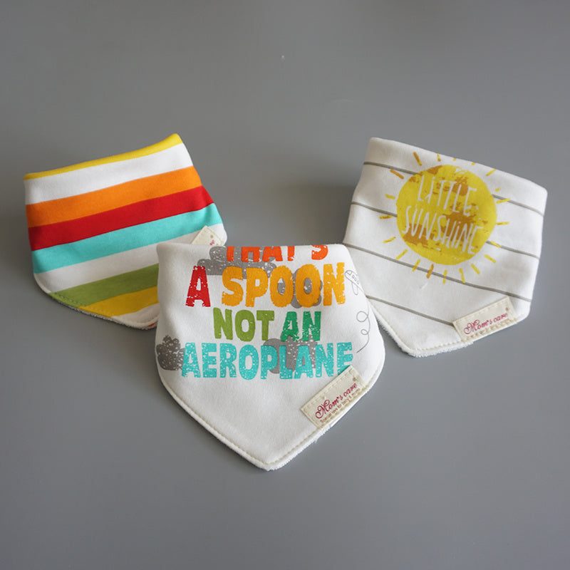 Baby cotton bib/ drooling bib