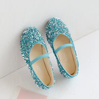 Pumps Girls Sequins Crystal Toe Cap Fashion Soft Bottom