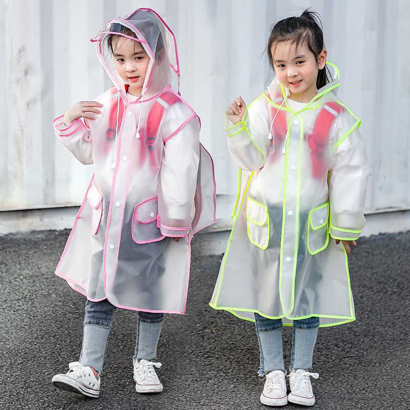 Kids see through Raincoat