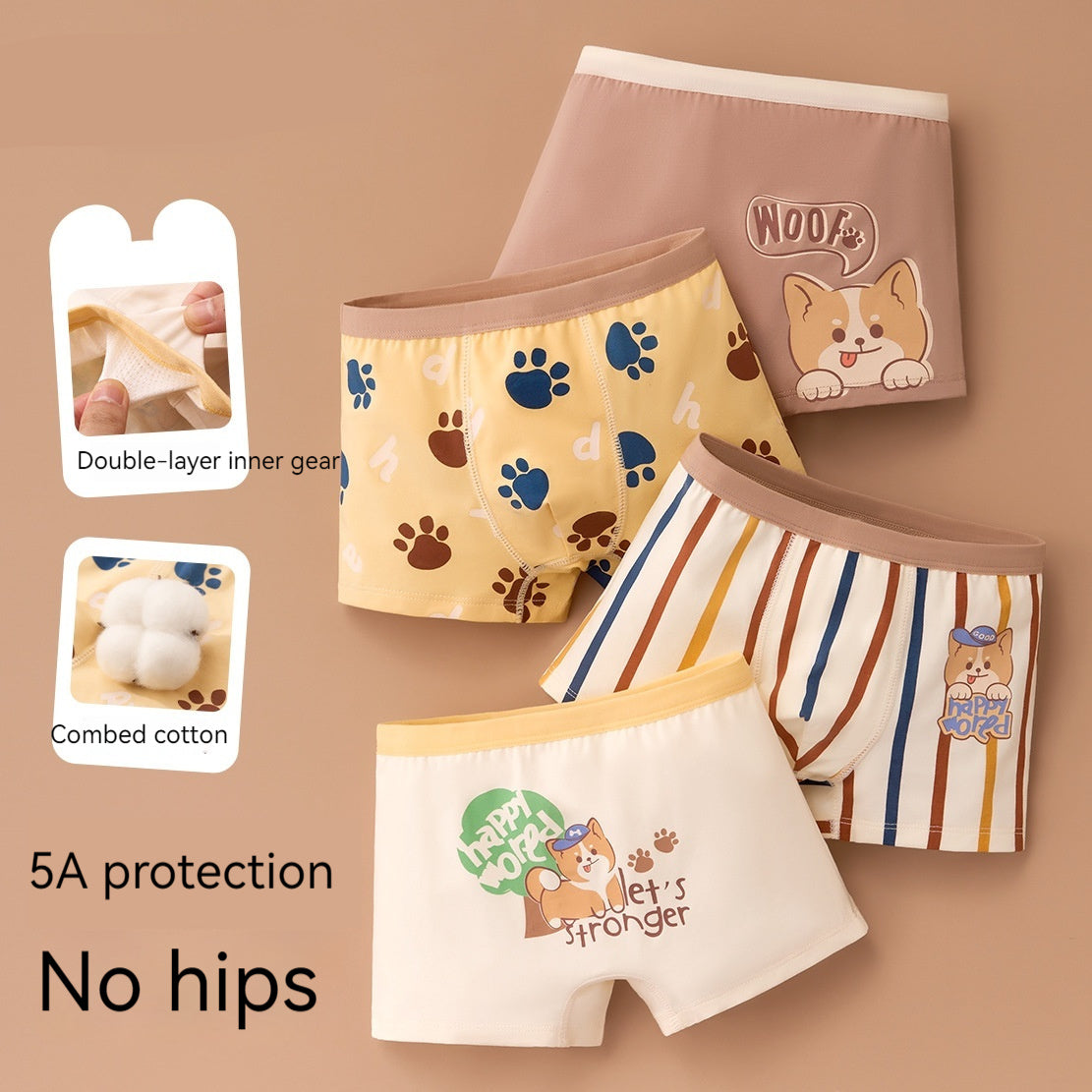 Boys' Cotton Boxers