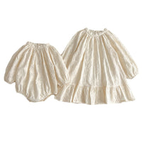 Children's Embroidery Dress Baby Rompers