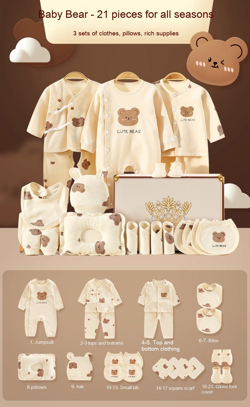 Newborn Baby Cotton Clothes Gift Set