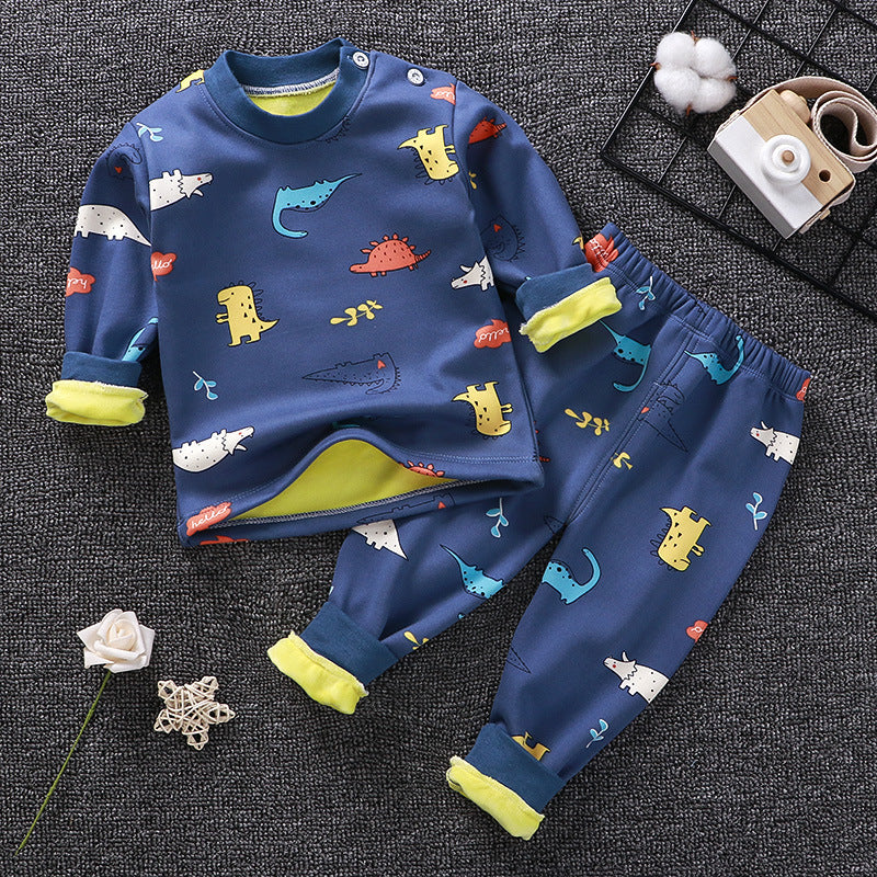 Children's Thermal Underwear, Fleece-lined Clothing