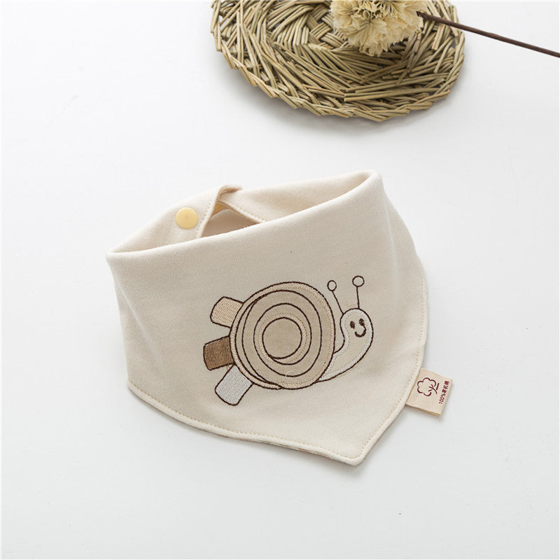 Cotton Triangle Baby Bib