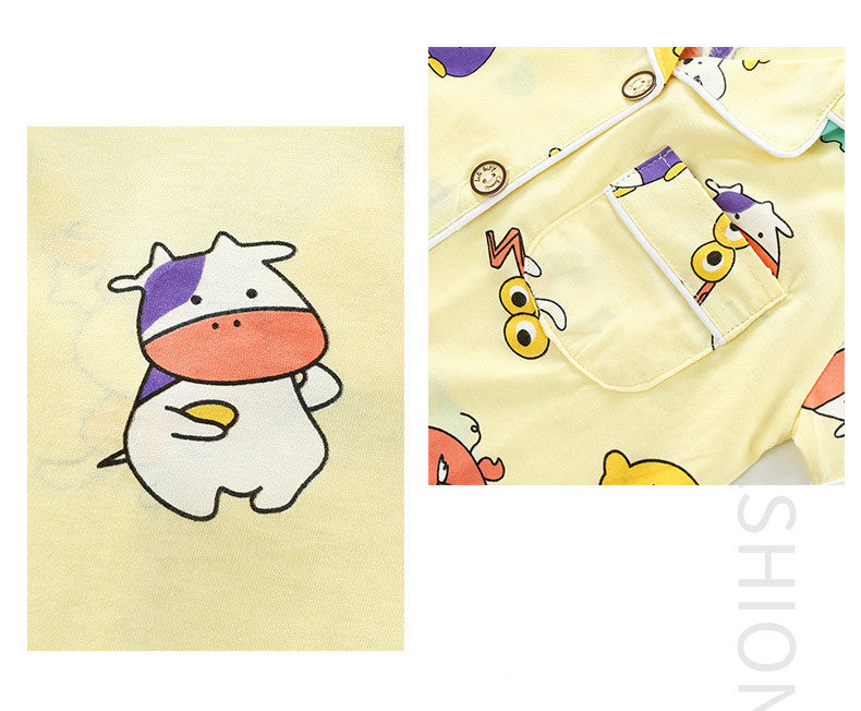 Children's Cotton Pajama Home Clothes