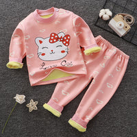 Children's Thermal Underwear, Fleece-lined Clothing