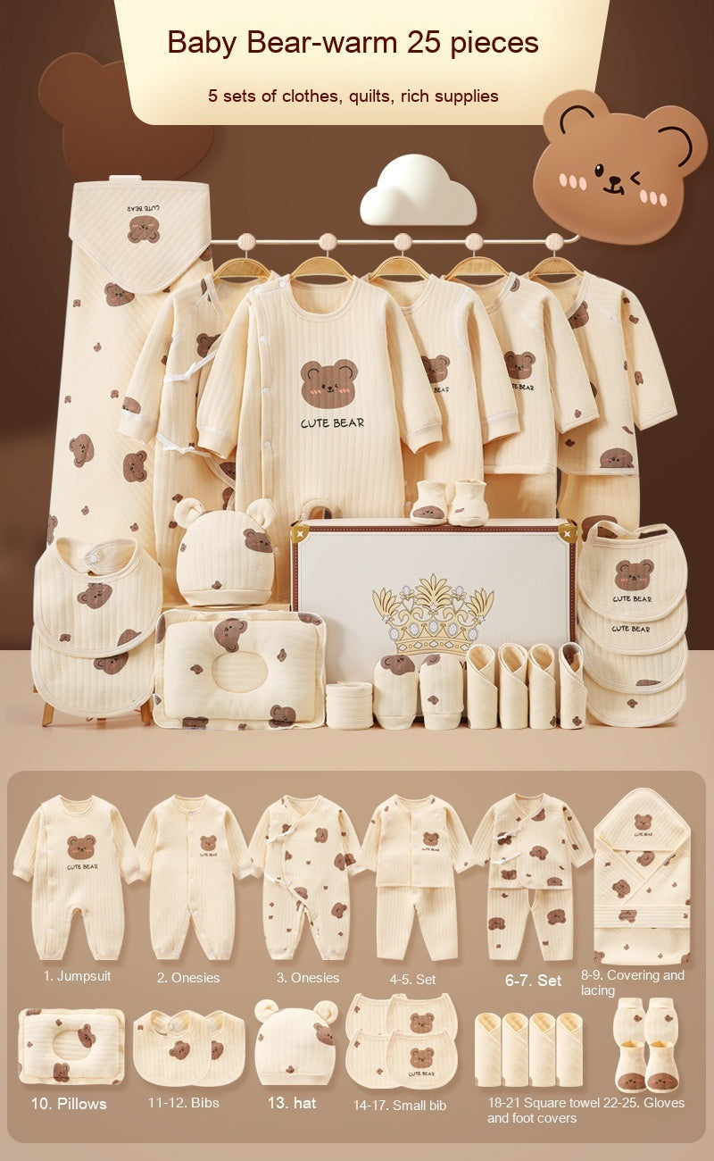 Newborn Baby Cotton Clothes Gift Set