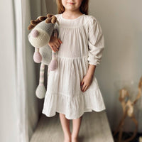 Pure Cotton Long Sleeve Dress