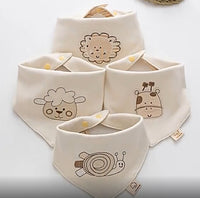 Cotton Triangle Baby Bib