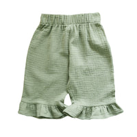Girls' Cotton Ruffled Shorts